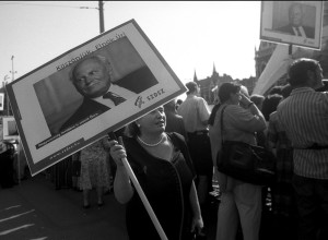 Mádl Ferenc beiktatása a Kossuth téren, 2000